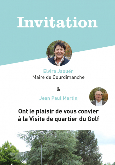 Invitation réunion golf