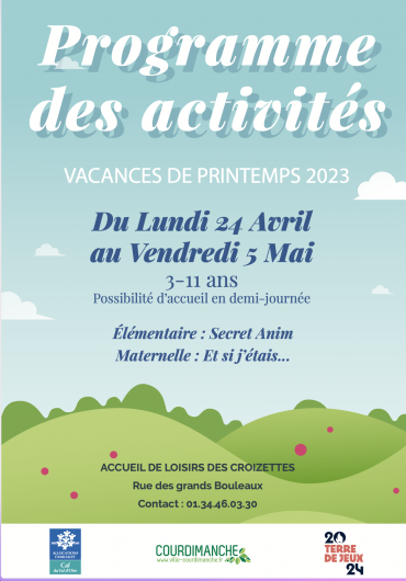 programme clae printemps