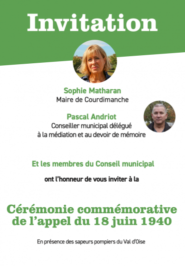 Cérémonie 18 juin