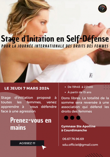 stage d'initiation en self défense