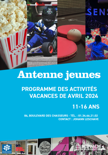 Programme A.Jeunes Avril 24