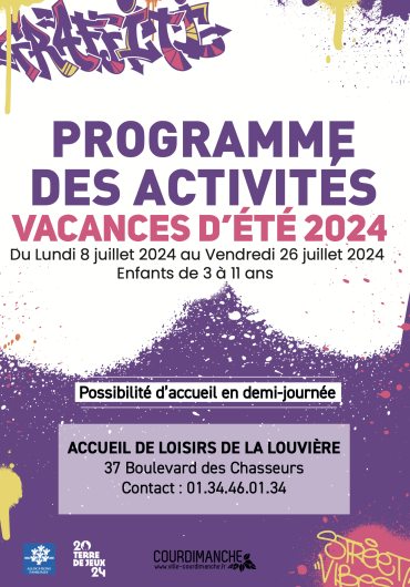 Programme CLAE - juillet 24