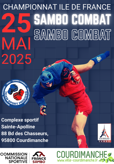 Affiche Championnat Ile de France Sambo Combat