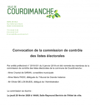 Commission de contrôle des listes électorales