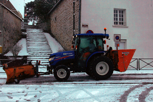Courdimanche sous la neige