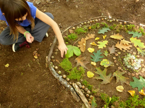 Land art d'automne