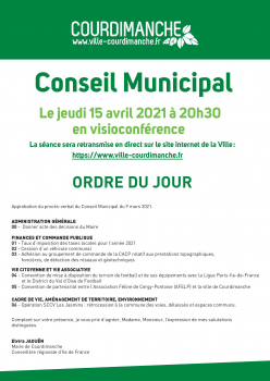 conseil municipal 15 04 2021