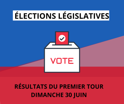 Résultats législatives 1er tour 