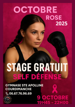 octobre rose - self defense
