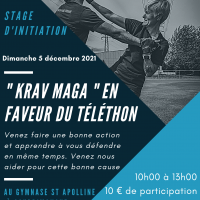 Affiche Téléthon Système de Défense Urbaine 