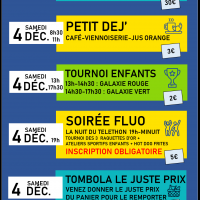Affiche téléthon Tc Courdimanche