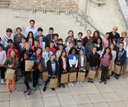 Les CM2 de l'école de la Louvière