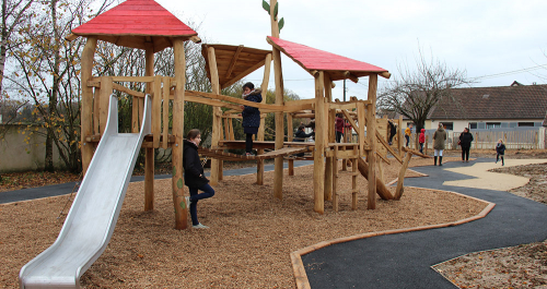 Aire de jeux André Parrain : Inauguration