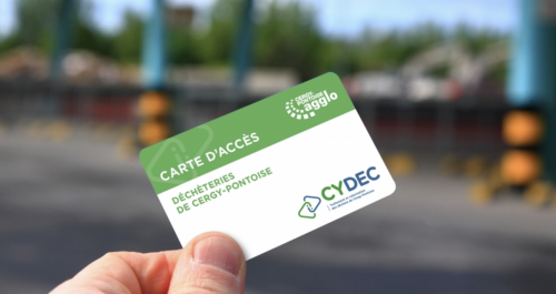 carte d'accès déchèterie